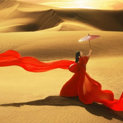 中国宁夏银川+中卫+阿拉善左旗六湖穿越(五湖)旅游景区+乌海4日3晚拼小团