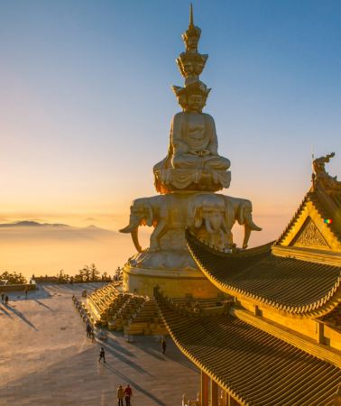 5D4N • Jiuzhaigou + Huanglong National Scenic Area + Emeishan City + Leshan