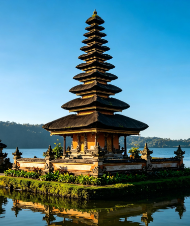 3D2N • Indonesia Bali + Tegalalang Rice Terraces + Tirta Empul Temple + coffee plantation + Ulun Danu Bratan Temple