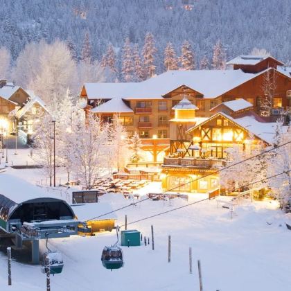 加拿大不列颠哥伦比亚省惠斯勒惠斯勒滑雪度假村6日5晚自由行