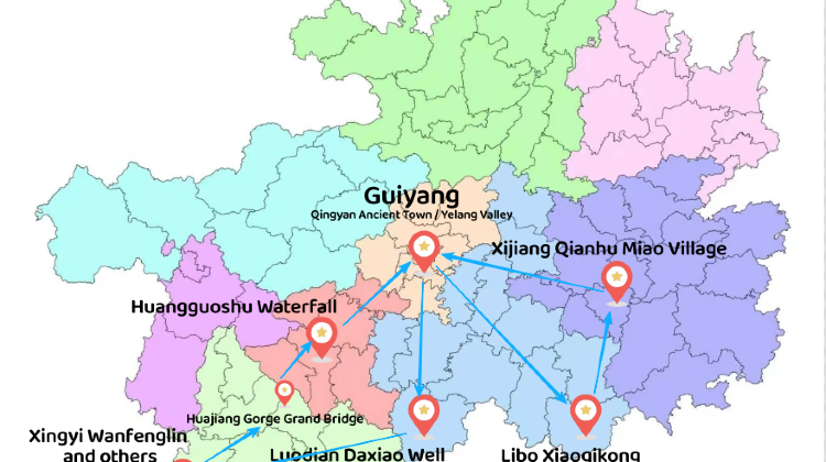 6D5N · Group Tours · Guizhou: Huangguoshu Waterfall + Zhijin Cave + Wanfenglin Scenic Area + Xingyi
