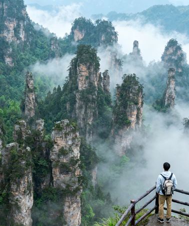 4D3N • Essential Zhangjiajie: Avatar Mountains + Tianmen Mountain + Grand Canyon Glass Bridge