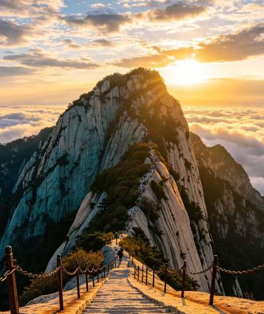 6D • Xi'an + Emperor Qinshihuang's Mausoleum Site Museum + The Hukou Waterfall Scenic Area + Mount Hua