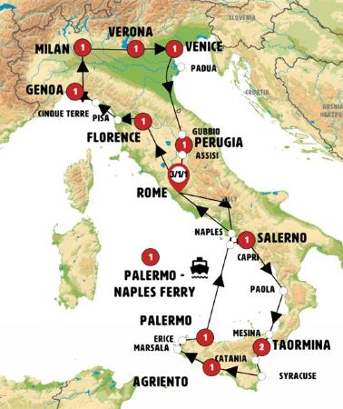 18D17N • Grand Italy