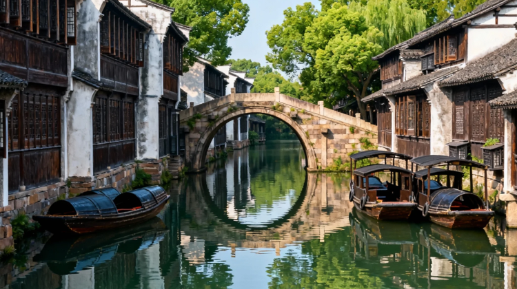 6D5N · Private Tours · Jiangnan classic itinerary: Shanghai + Suzhou + Wuzhen + Hangzhou·Oriental Pearl Tower, Humble Administrator's Garden, Wuzhen's West Gate, West Lake & Lingyin Temple.