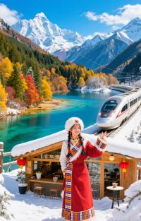 成都+九寨沟+黄龙风景名胜区+四姑娘山5日4晚拼小团图片