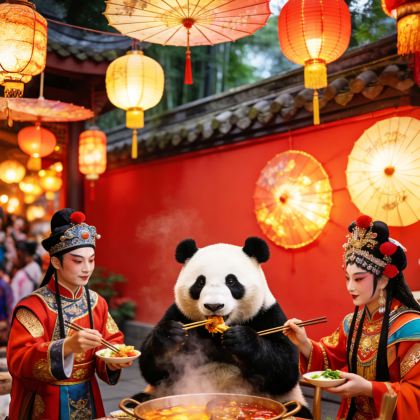 重庆+成都+乐山大佛+三星堆博物馆+成都大熊猫繁育研究基地+黄龙溪5日4晚跟团游