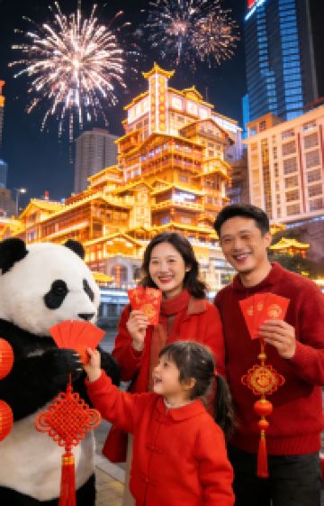 成都+重庆+三星堆博物馆+都江堰5日4晚拼小团图片