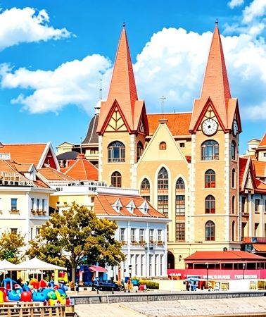 4D3N • Three-City Coastal Getaway: Qingdao, Weihai & Yantai. Two Signature Drink Museums · Weihai Huaxia City · Eight Immortals Crossing the Sea