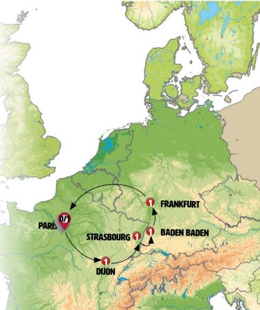 6D5N • Burgundy, Alsace and Black Forest End Paris