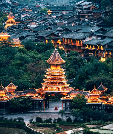 9天8晚 • 貴州貴陽＋黃果樹景區＋中國天眼景區＋荔波＋梵淨山＋肇興侗寨＋仁懷茅台鎮