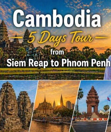 5D4N • Cambodia 5 Days Tour from Siem Reap to Phnom Penh