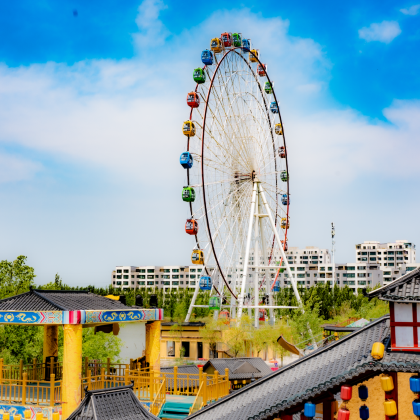 辽宁盘锦北旅田园·黑风关古镇+江南风情园+金帛滩海洋乐园2日1晚跟团游