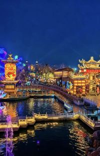 河南万岁山武侠城+清明上河园+开封府+嵩山少林景区+老君山景区+白马寺+龙门石窟7日6晚跟团游图片