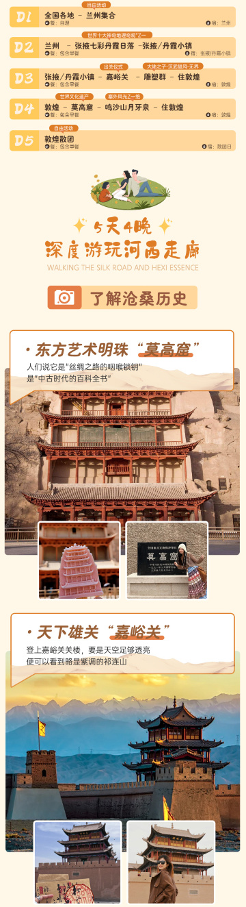 敦煌、蘭州