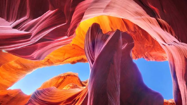 <8天>【拉斯段陆地头等舱+住黄石小木屋+1晚枫丹白露】·4大国家公园2大网红摄影地：3天2晚黄石15景+大峡谷+羚羊彩穴+布莱斯+洛杉矶+免费接送机|木屋团