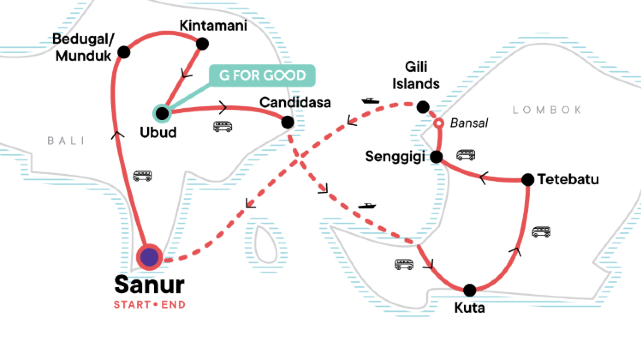 14-Day Classic Bali & Lombok Tour from Sanur·Munduk, Kintamani, Ubud, Kuta, Senggigi and Gili Trawangan | Small Group