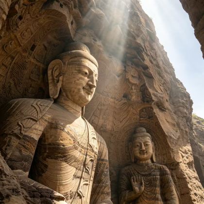 云冈石窟+悬空寺+应县木塔景区+雁门关景区3日2晚拼小团