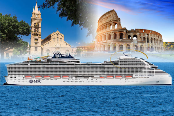 8 days · Mediterranean · Barcelona - Marseille - Genoa - Rome - Messina - Valletta - Barcelona