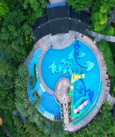 2日1晚 • 惠州+廣州2天團 · 龍門地派温泉度假村（浸泡·天然蘇打真温泉）打卡全球首個懸空心形無邊際泳池~天空之境~雲海天梯