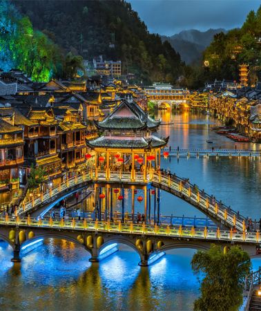 5D4N • Changsha + Zhangjiajie + Fenghuang County + Furong Town + Fenghuang Ancient Town + Tianmen Mountain National Forest Park + Zhangjiajie National Forest Park