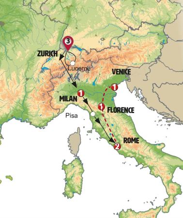 9D8N • Swiss and Italian Spotlight End Venice