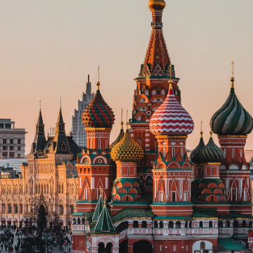 俄罗斯莫斯科+圣彼得堡+摩尔曼斯克6日5晚自由行