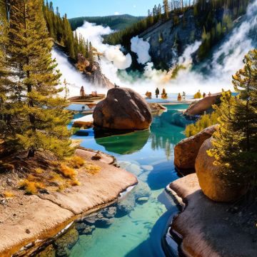 美国洛杉矶+拉斯维加斯+黄石国家公园+羚羊峡谷9日8晚跟团游