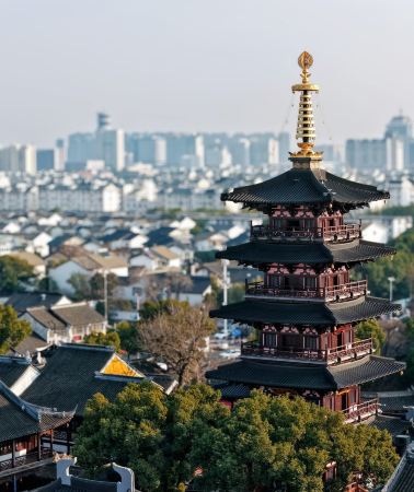7天6晚 • 拙政園·獅子林·寒山寺·西園寺·虎丘山·網師園·金雞湖·烏鎮東西柵·西湖風景名勝區·靈隱寺·青山湖公園
