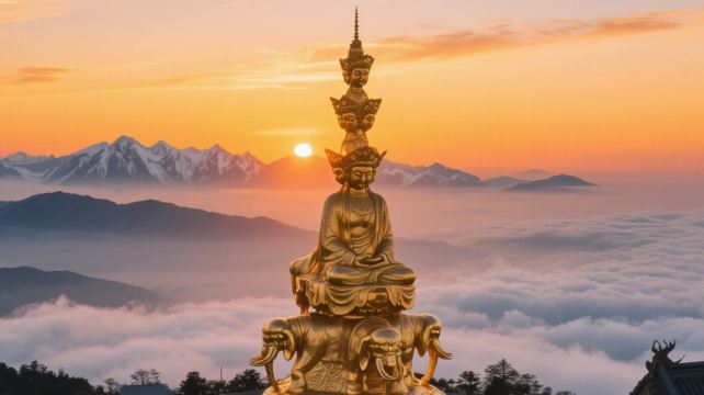 乐山+峨眉山2日1晚跟团游·封顶20人精致团+2+1陆地头等舱车+提前2天免费退+途风自营+VIP真纯玩+2进峨眉+登金顶+船游拜大佛+住半山酒店/指定柏隐温泉C/智选假日酒店选D+赠国粹川剧表演+养生汤锅+成都3环免费接