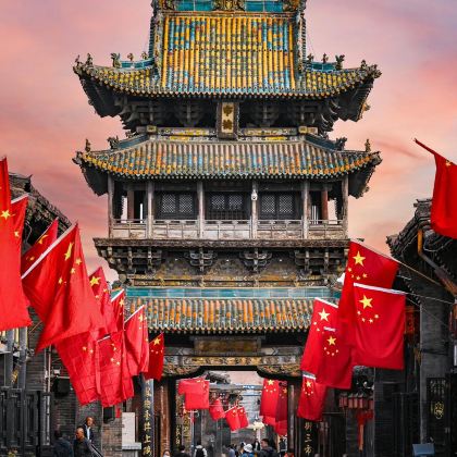 山西太原+大同+五台山+平遥古城+壶口瀑布6日5晚自由行