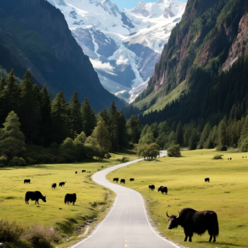 成都+新都桥+稻城亚丁+然乌湖+波密+米堆冰川+林芝+巴松措+拉萨+布达拉宫+大昭寺+纳木措景区13日12晚私家团