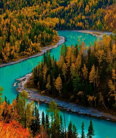 7D6N • Xinjiang + Kanas Scenic Area + Hemu Scenic Area + Wulunguhu Park + S21 Desert Highway + Kelameili Desert Park + Sayram Lake