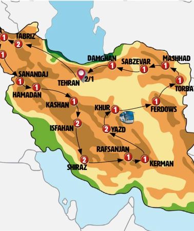 25D24N • Iran in full