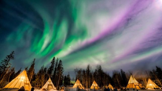 <3天>【黃刀唯美極光攝影之旅 | 2晚帳篷營地或追獵極光】·黃刀鎮市區遊+領取極光/北極圈證書+可選狗拉雪橇、冰釣等經典遊玩項目(24小時免費接機)