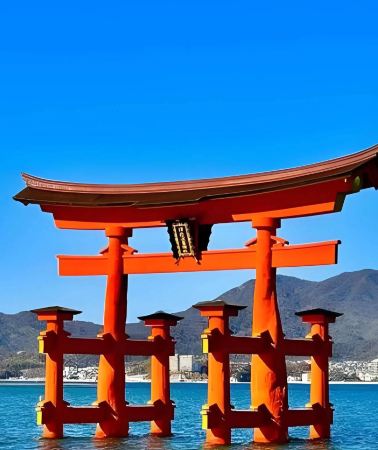 7天6晚 • 岡山 後樂園 - 倉敷美觀 - 廣島市 - 原爆紀念館 - 嚴島神社 - 高知 大步危 - 德島 栗林公園 阿波舞會館 - 神戶 - 大阪