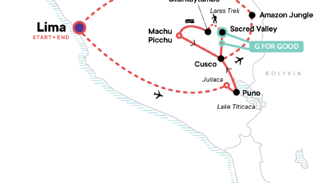 Lares Trek | 15-Day Peru Panorama Tour from Lima·Puno, Lake Titicaca, Cusco, Ollantaytambo, Machu Picchu and Tambopata