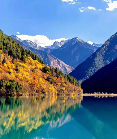 8D7N•Chengdu + Jiuzhaigou + Huanglong National Scenic Area + Emeishan City + Leshan Giant Buddha