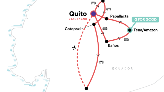 14-Day Inland & Amazon Tour from Quito · Baños, Tena, Papallacta, Otavalo, Cuenca