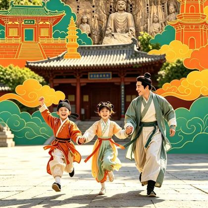 河南+龙门石窟+洛邑古城+开封府+万岁山武侠城-仙侠奇境+河南博物院+郑州记忆1952油化厂旅游休闲街区4日3晚跟团游