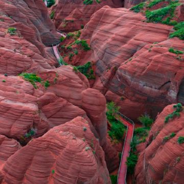 山西碛口国家级风景名胜区+陕西波浪谷景区+甘泉大峡谷+云丘山景区6日5晚私家团