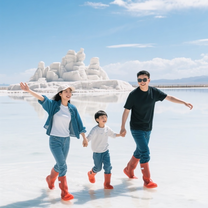 青海湖景区+茶卡盐湖+莫高窟+张掖七彩丹霞旅游景区6日5晚自由行