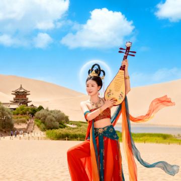 青海湖景区+茶卡盐湖+黑独山+敦煌+张掖+兰州8日7晚拼小团