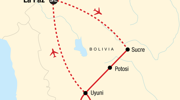 8-Day Highlights of Bolivia Tour from La Paz · Uyuni and Potosí