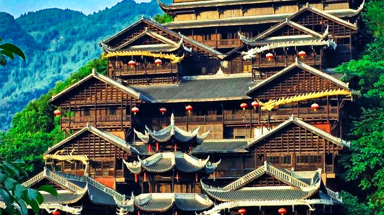 5D4N · Group Tours · Chongqing + Wulong District  + Pengshui County +Gongtan Acient Town+ Chiyou Jiuli Palace+Hongya Cave+Eye in the Clouds