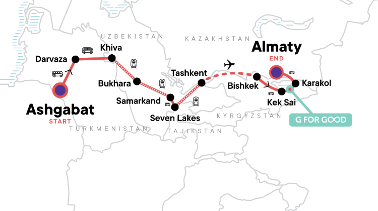 19-Day Five Stans: Silk Road Highlights