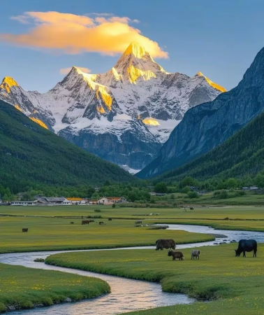 6D5N • Explore Shangri La and Daocheng Yading · Visit the Old Town of Lijiang and Snow Mountain Holy Land