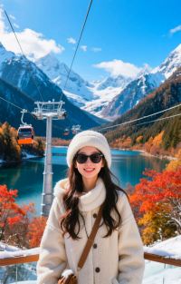 成都+九寨沟+四姑娘山+达古冰川风景区+三星堆博物馆+毕棚沟7日6晚拼小团图片