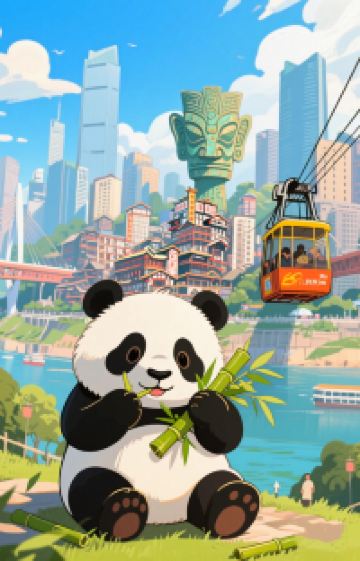 成都+重庆+三星堆博物馆5日4晚拼小团图片