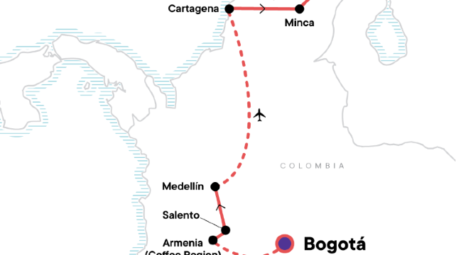 16-Day Classic Colombia Tour from Bogotá · Cocora Valley, Nutibara Hill, Tayrona National Park, Taganga